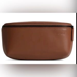 Monos Metro Sling Bag Mahogany Brown Vegan Leather